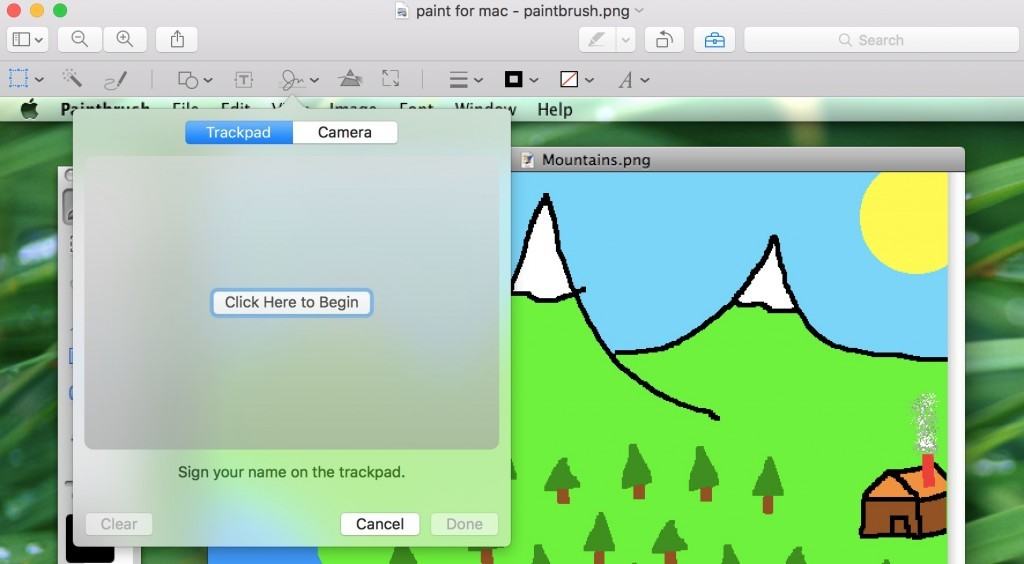 is there something like paint for mac